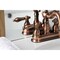 Kingston Brass KB160ALAC Heritage 4" Centerset Bathroom Faucet, Antique Copper KB160ALAC - alternate 5
